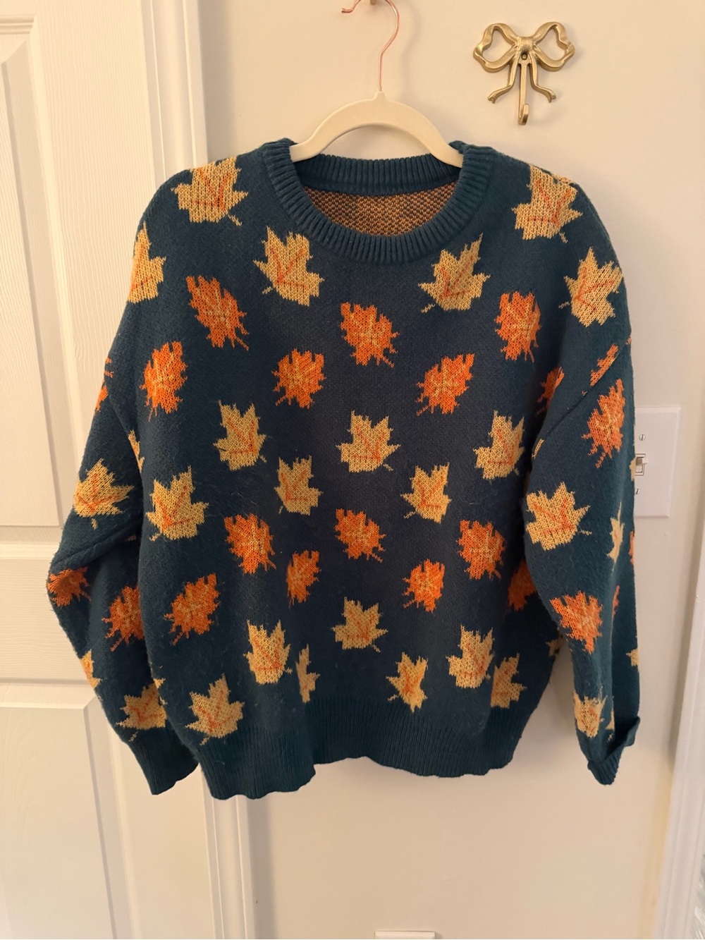 Kiel James Patrick Inspired fall leaf sweaters